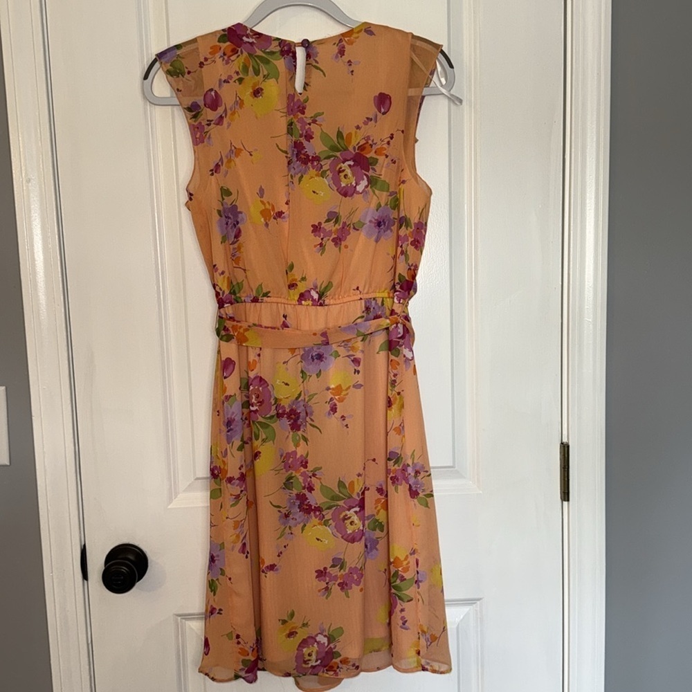Emma & Michele Gold Sleeveless Sundress Scoop Neck - Picture 6 of 6